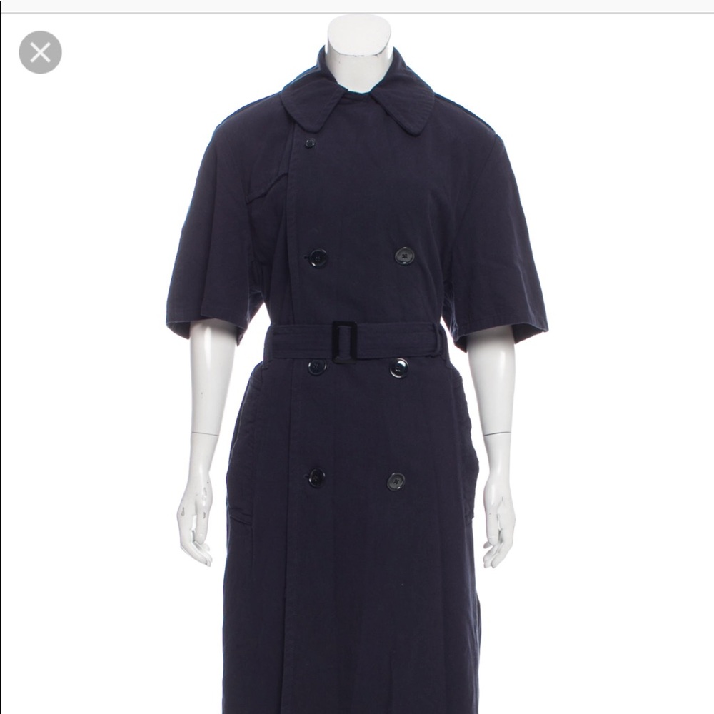 NLST NAVY SHORT SLEEVE TRENCH, NAVY - Picture 3 of 7